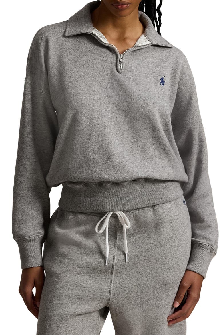 Lightweight Fleece Quarter Zip Pullover (Women) | Nordstrom