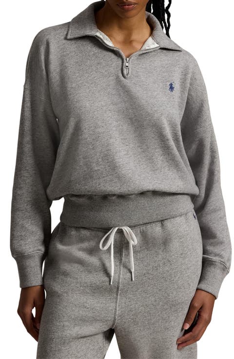Lightweight Fleece Quarter Zip Pullover