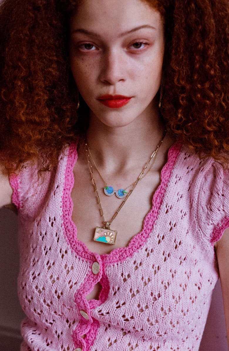 NeverNoT Travel Sunglasses Pendant Necklace, Alternate, color, 