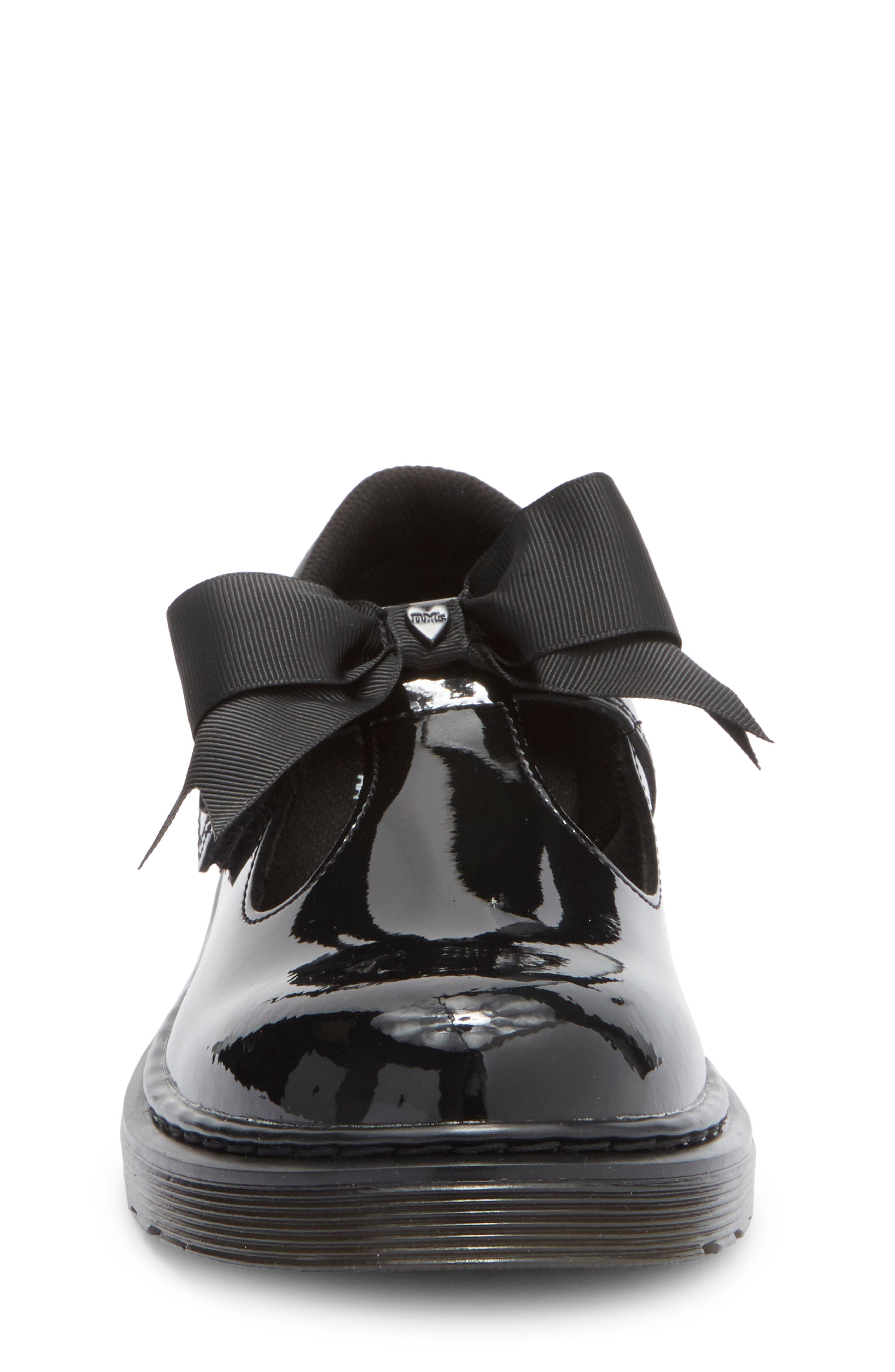 Dr. Martens Kids' Polley II T-Strap Shoe, Alternate, color, Black