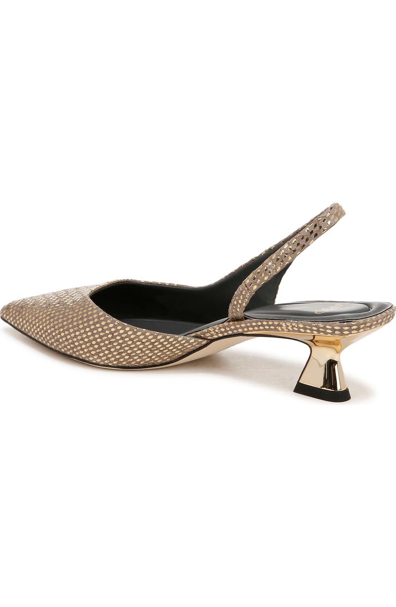 SARTO by Franco Sarto Devin Slingback Half D'Orsay Pointed Toe Kitten Heel Pump, Alternate, color,