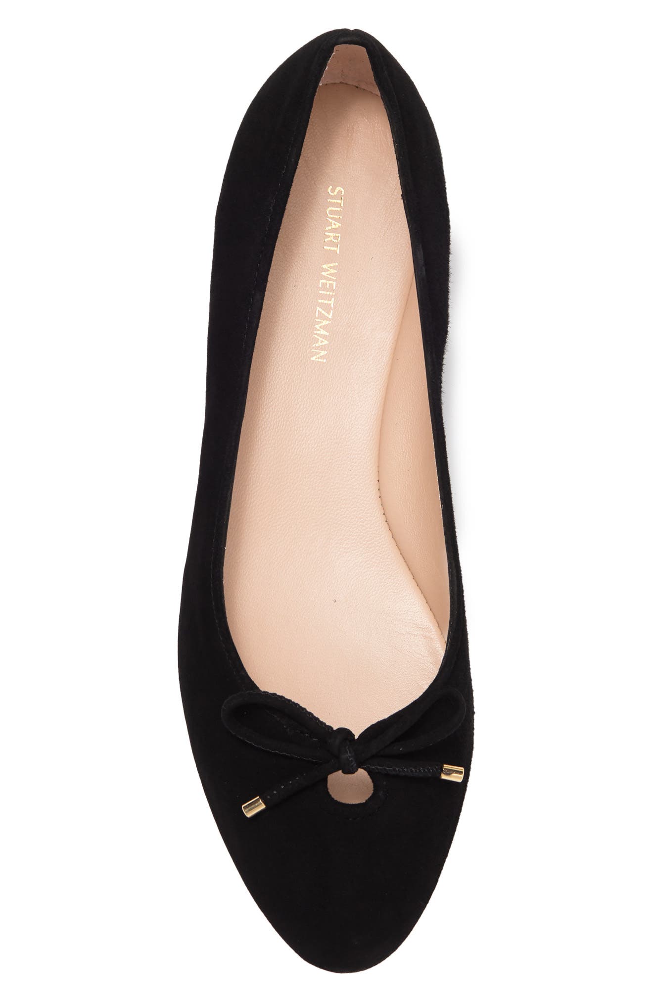 Stuart Weitzman Gabby Leather Ballet Flat - Multiple Widths Available, Alternate, color, 