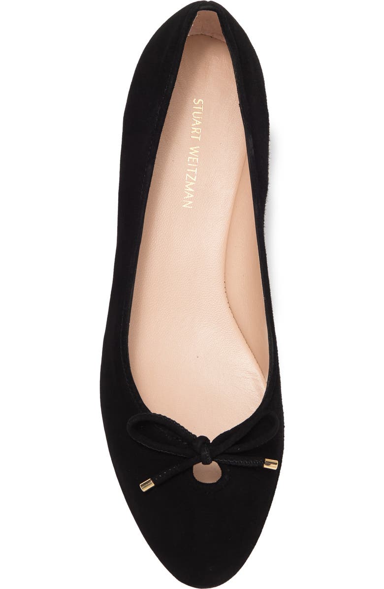 Stuart Weitzman Gabby Leather Ballet Flat - Multiple Widths Available, Alternate, color,