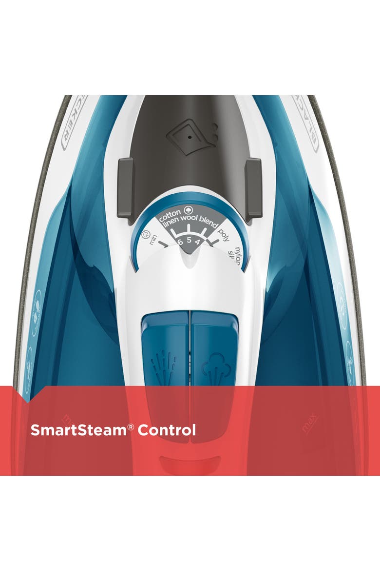 Easy Steam Nonstick Compact Iron with Even Steam, Alternate, color, Blue