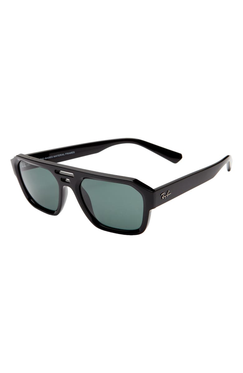 Ray-Ban Corrigan Irregular 54mm Rectangular Sunglasses, Alternate, color,