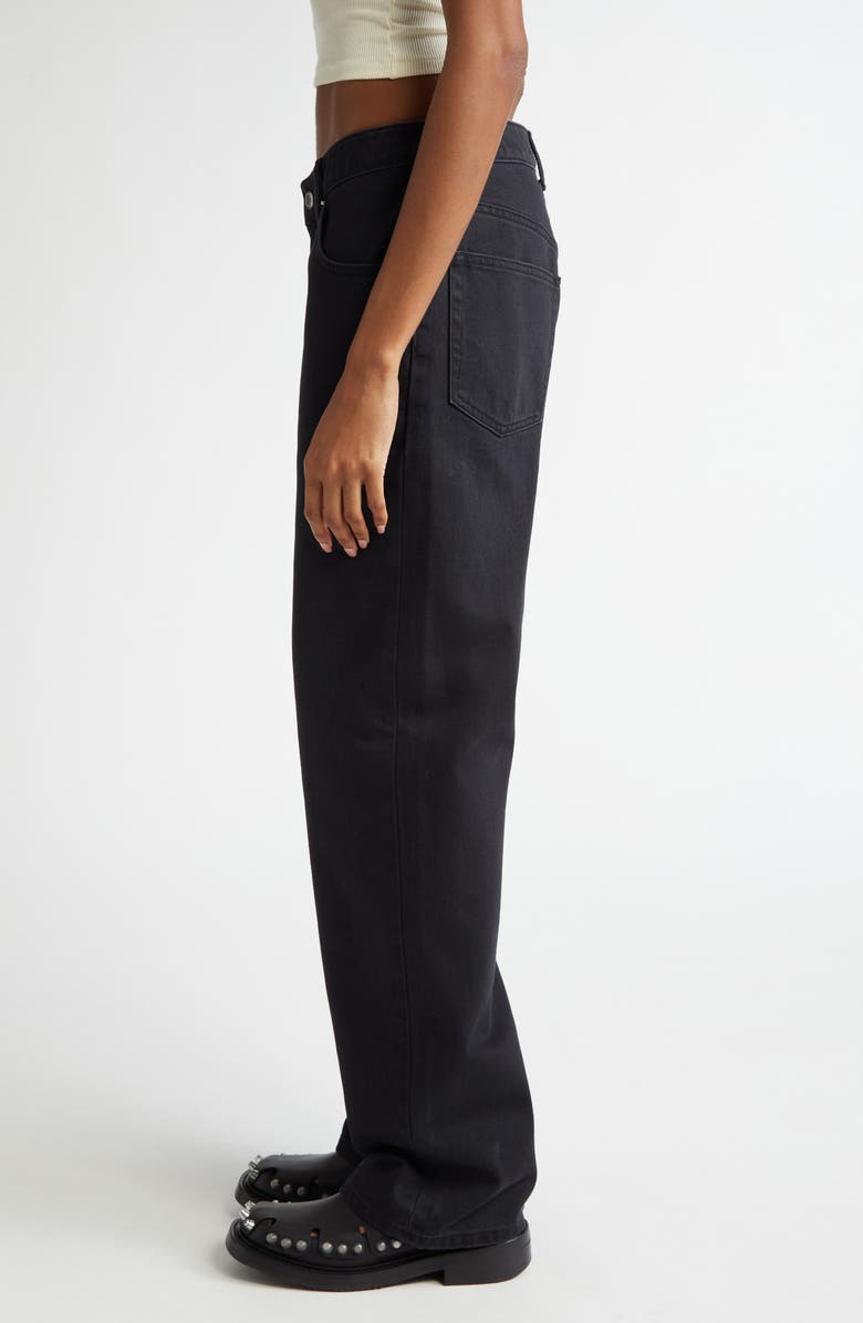 Alexander Wang Lace Undies Detail Nonstretch Jeans, Alternate, color, 