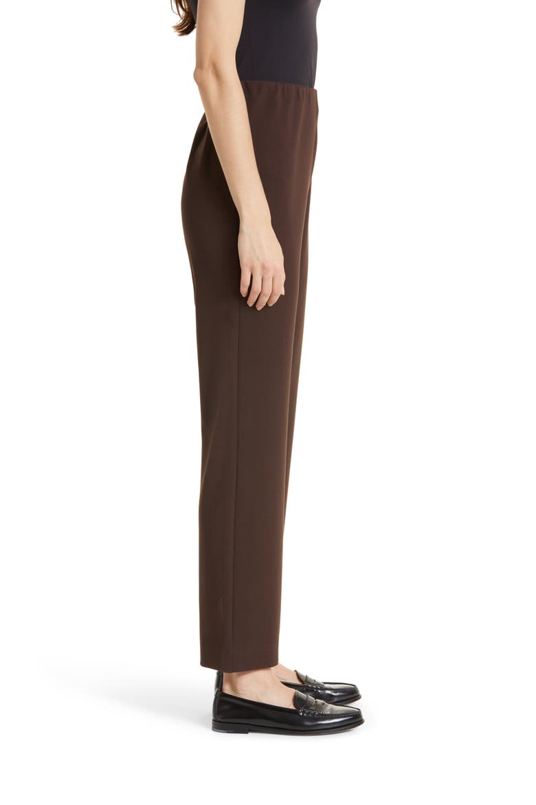 Paige Straight Leg Trousers, Alternate, color, COFFEE BEAN