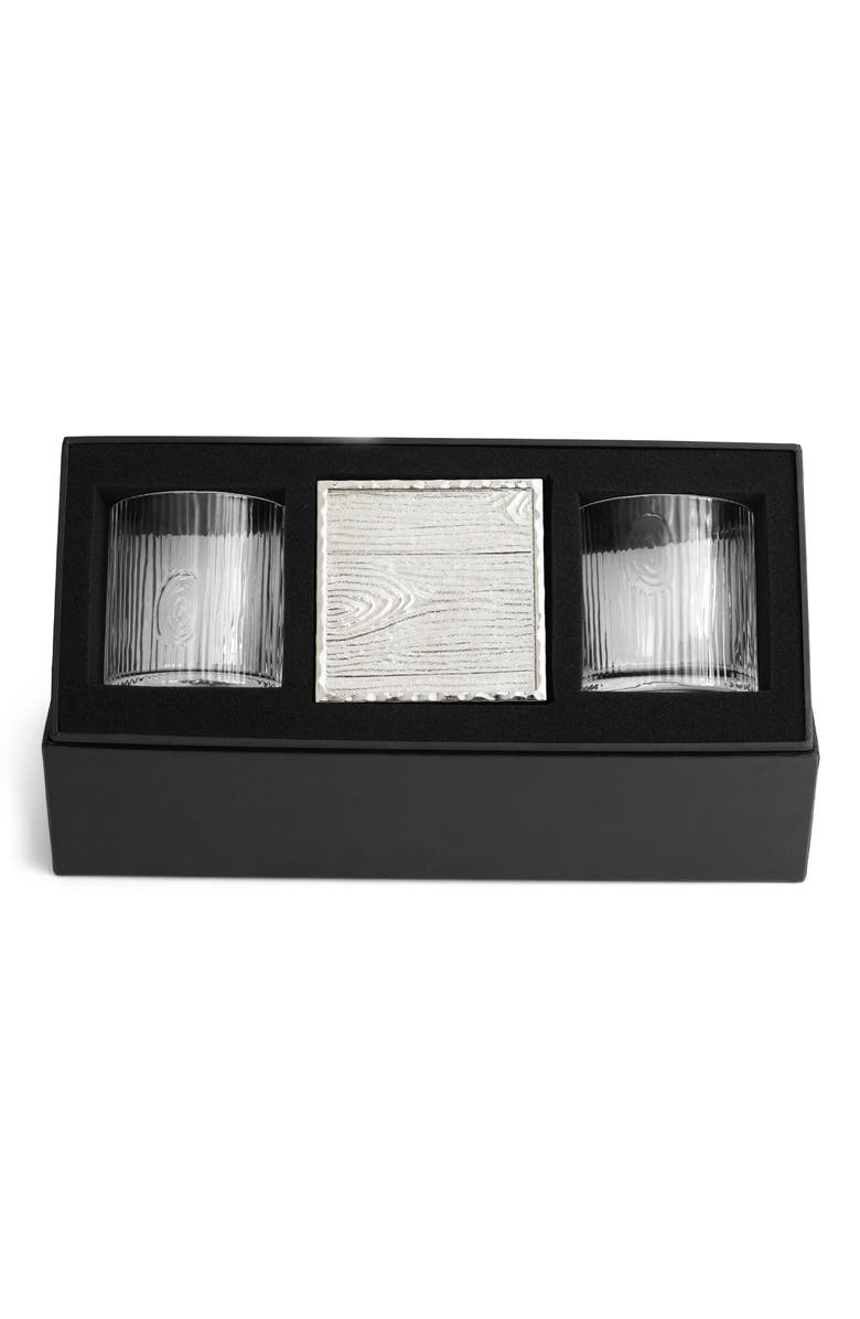 Michael Aram Ivy & Oak Tumbler and Coaster Set, Alternate, color,