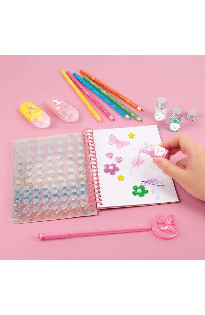 Three Cheers For Girls Make It Real Fairy Garden Novelty Sketching Set, Alternate, color, Multicolored