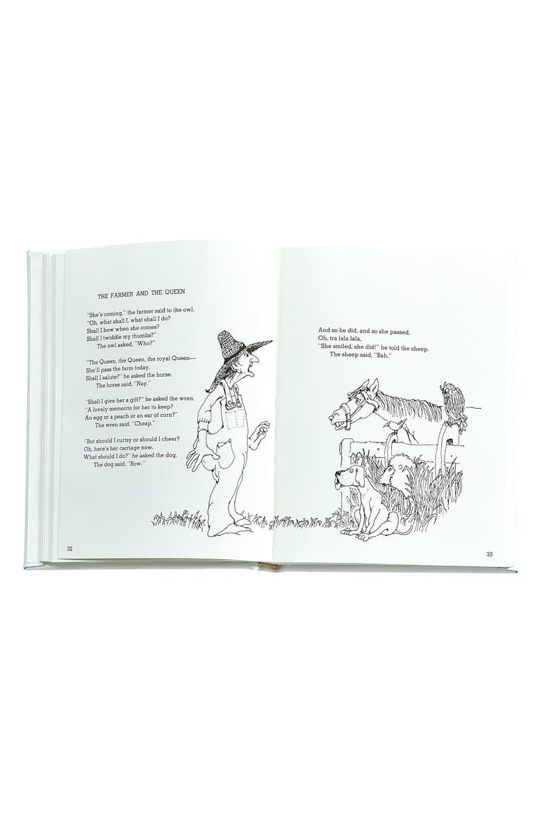 Where the Sidewalk Ends Poems and Drawings Leather Edition, Alternate, color, White