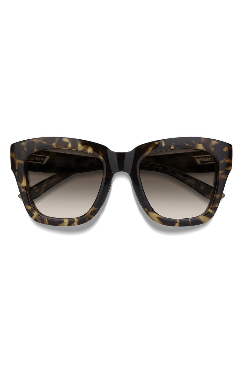 Smith Sway 52mm ChromaPop<sup>™</sup> Polarized Square Sunglasses, Main, color, Vintage Tortoise / Brown