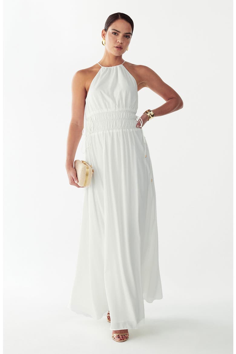 Elias Maxi Dress, Alternate, color, White