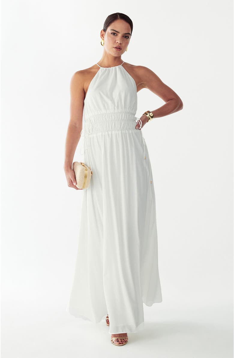 ST MRLO Elias Maxi Dress, Alternate, color, White