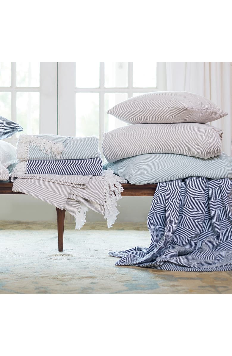 ELISABETH YORK 50" x 60" Tabor Throw Collection, Alternate, color, Grey