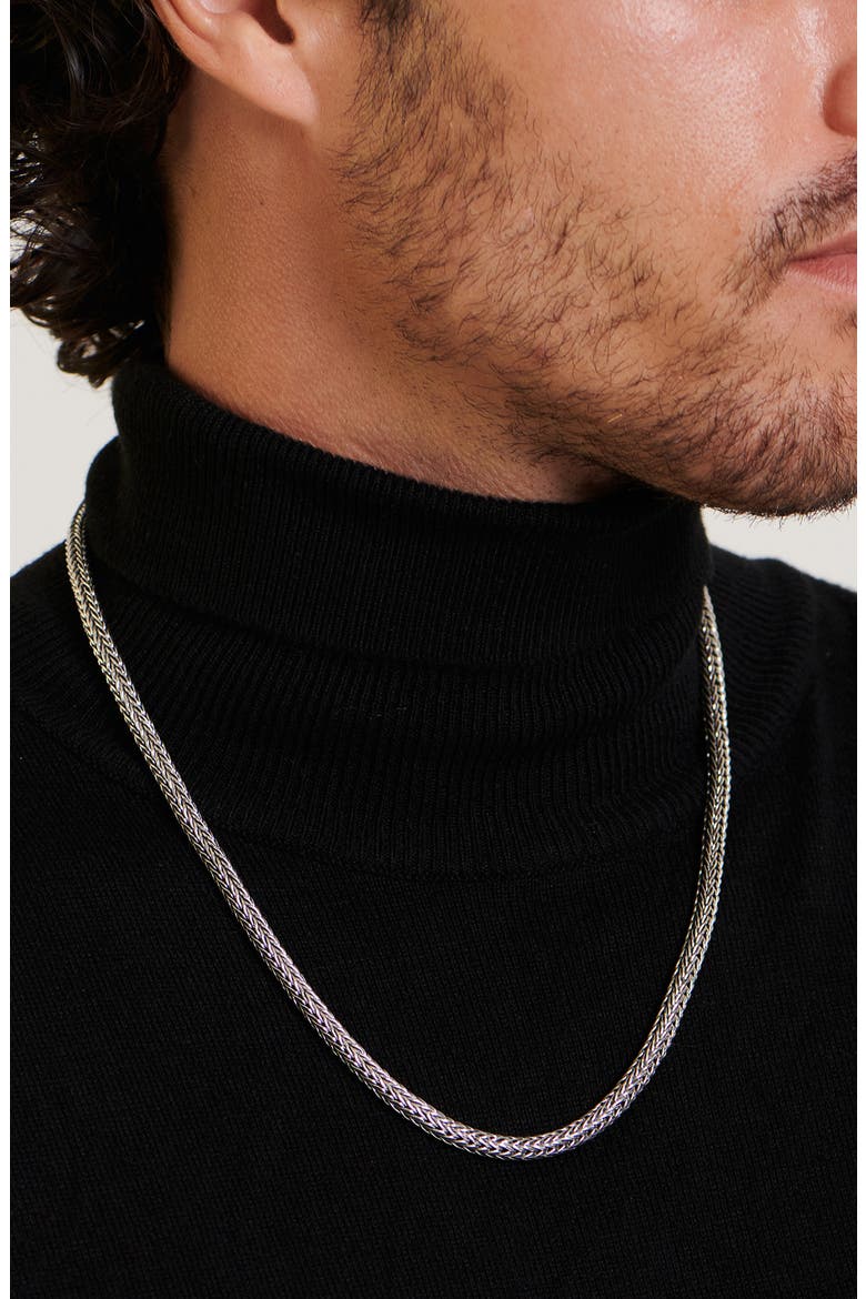 Sterling Silver Chain Necklace, Alternate, color, SILVER
