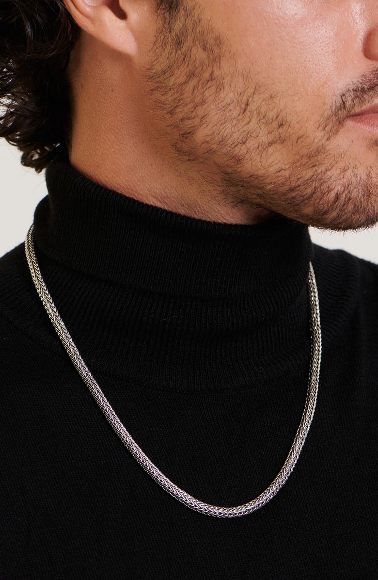 DEVATA Sterling Silver Chain Necklace, Alternate, color, 