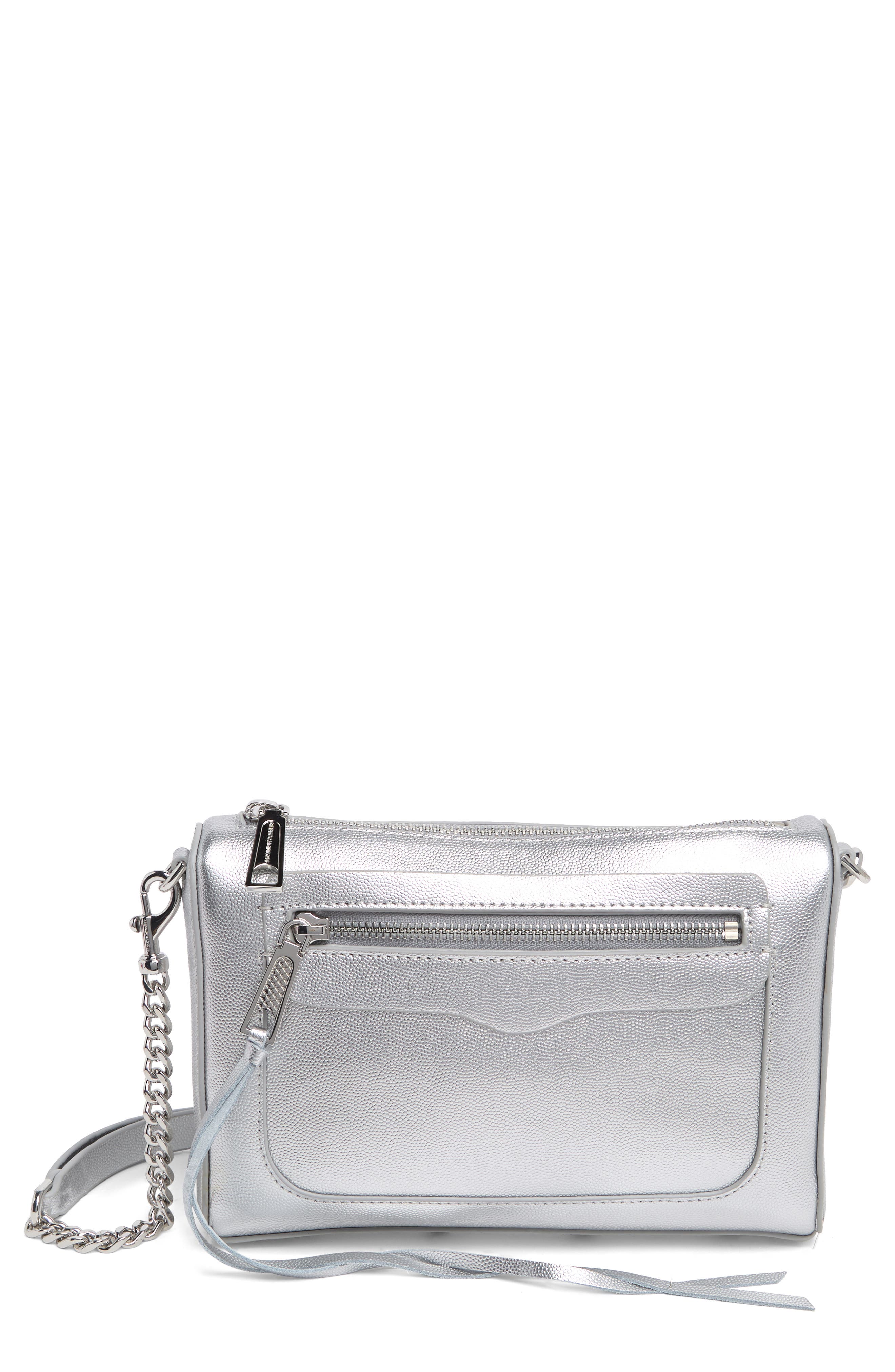 Rebecca Minkoff Avery Leather Crossbody Bag, Main, color, 
