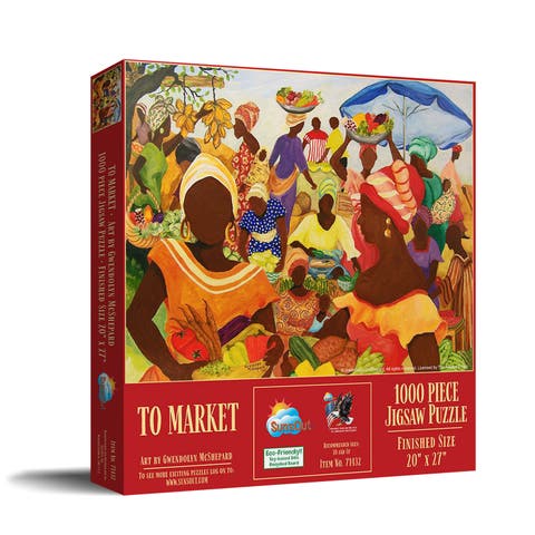 To Market 1000 piece Jigsaw Puzzle for Adults