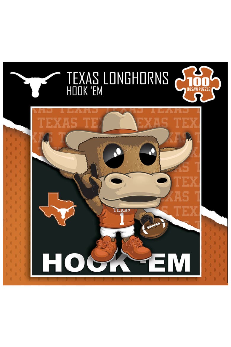 Texas Longhorns Mascot 100 Piece Puzzle, Alternate, color, Multicolor