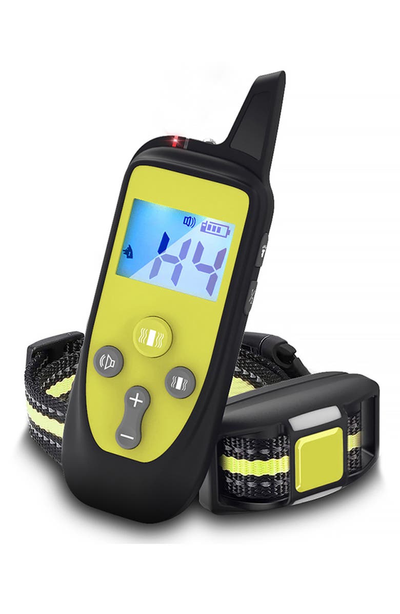 PET LIFE Yard-Trek 1-to-2 Dog 550-Yard Range 16-Level Vibration and Sound Training Dog Collar, Main, color,