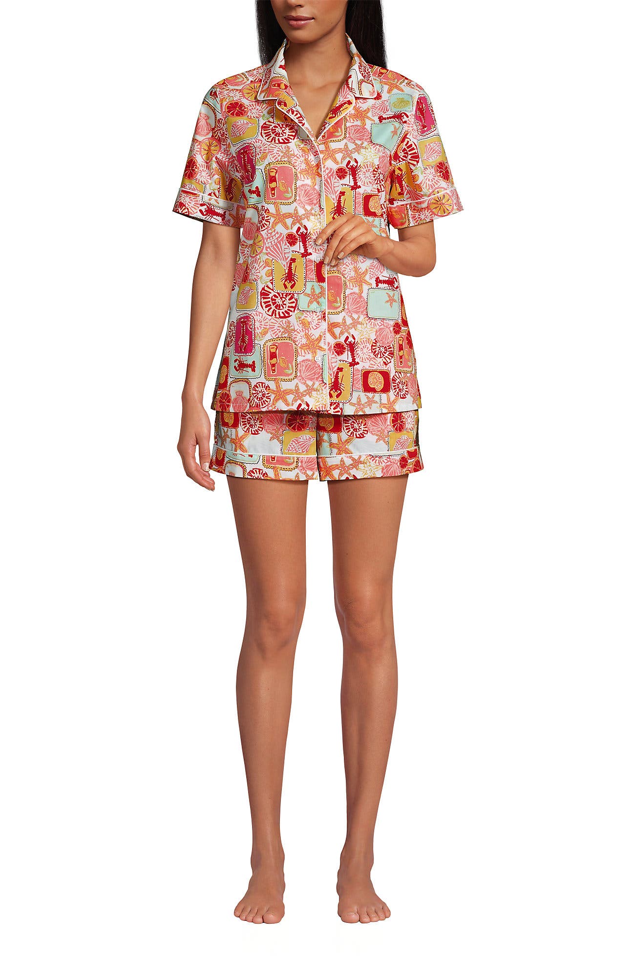 Tropical Stamp/White
