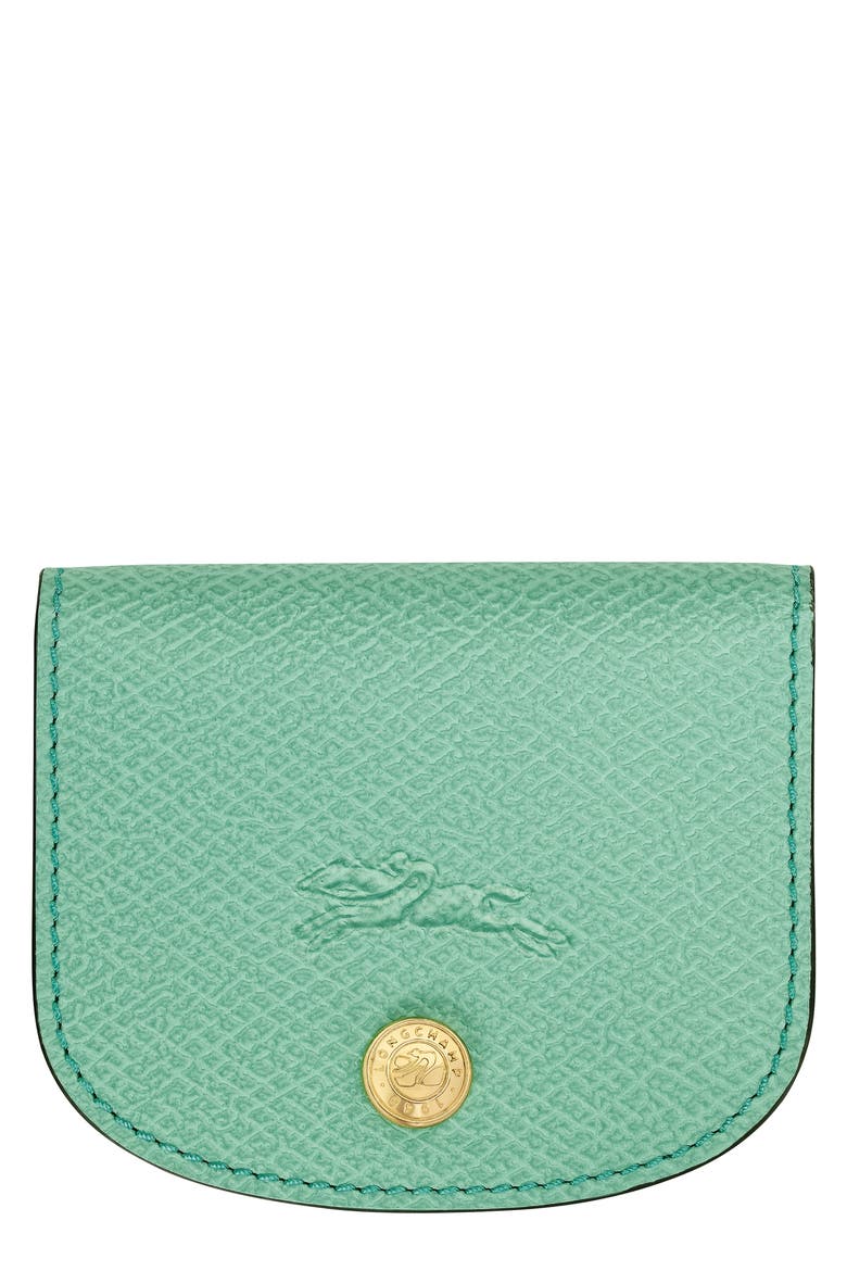 Epure Leather Card Case, Main, color, MINT