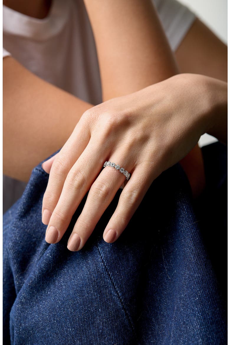 Audrey Diamond Eternity Ring, Alternate, color, 18K WHITE GOLD
