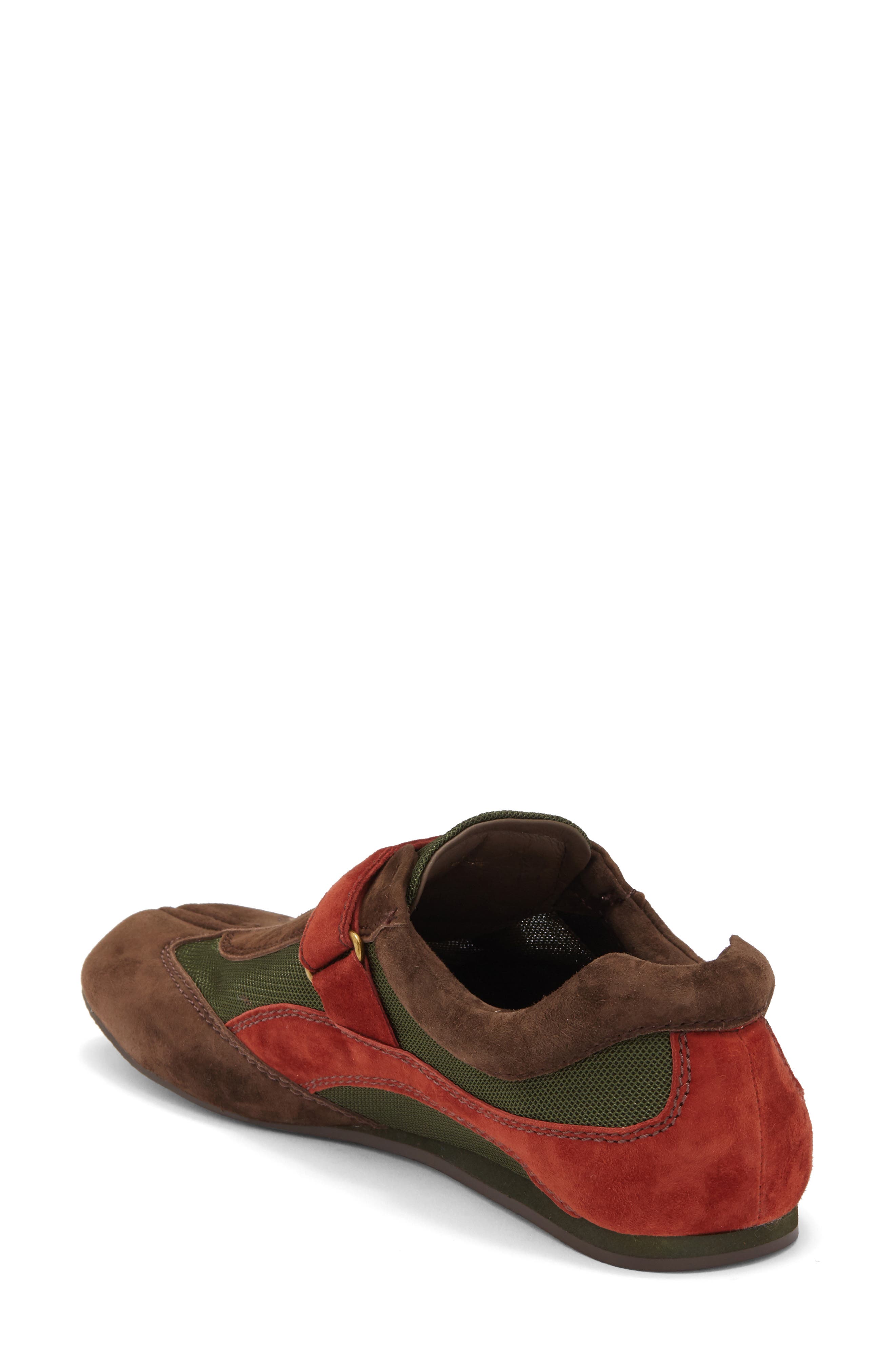 Planeta Split Toe Sneaker, Alternate, color, BROWN COMBO