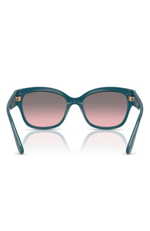 Vogue 55mm Polarized Gradient Butterfly Sunglasses