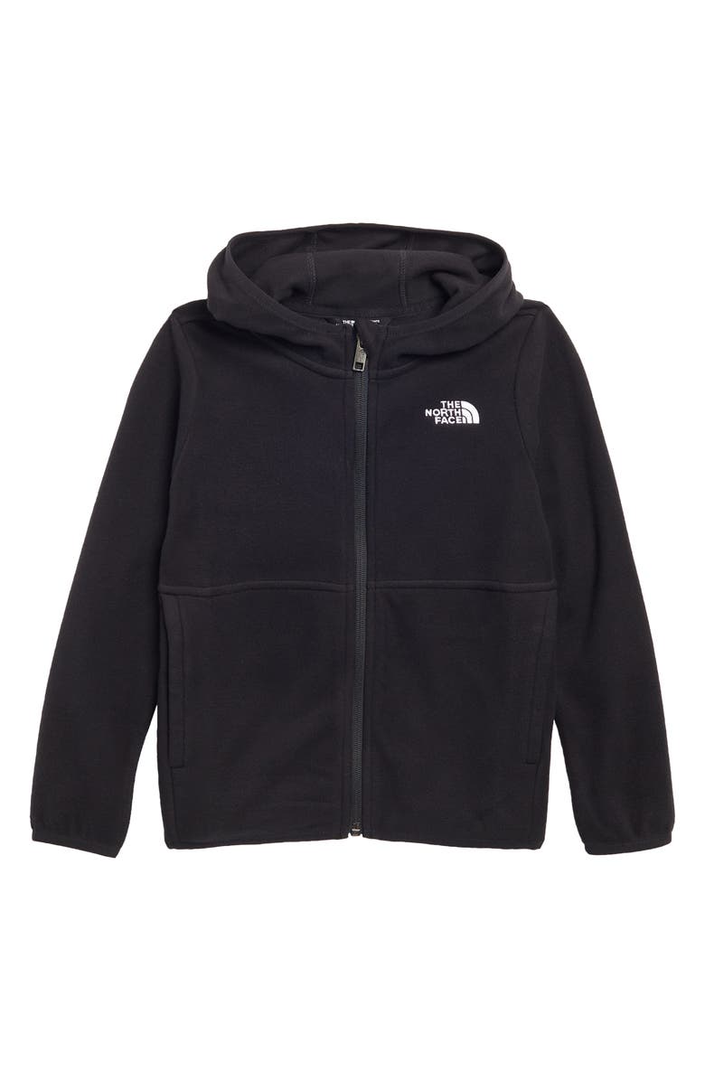 The North Face Kids' Glacier Fleece Zip Hoodie, Main, color, Tnf Black