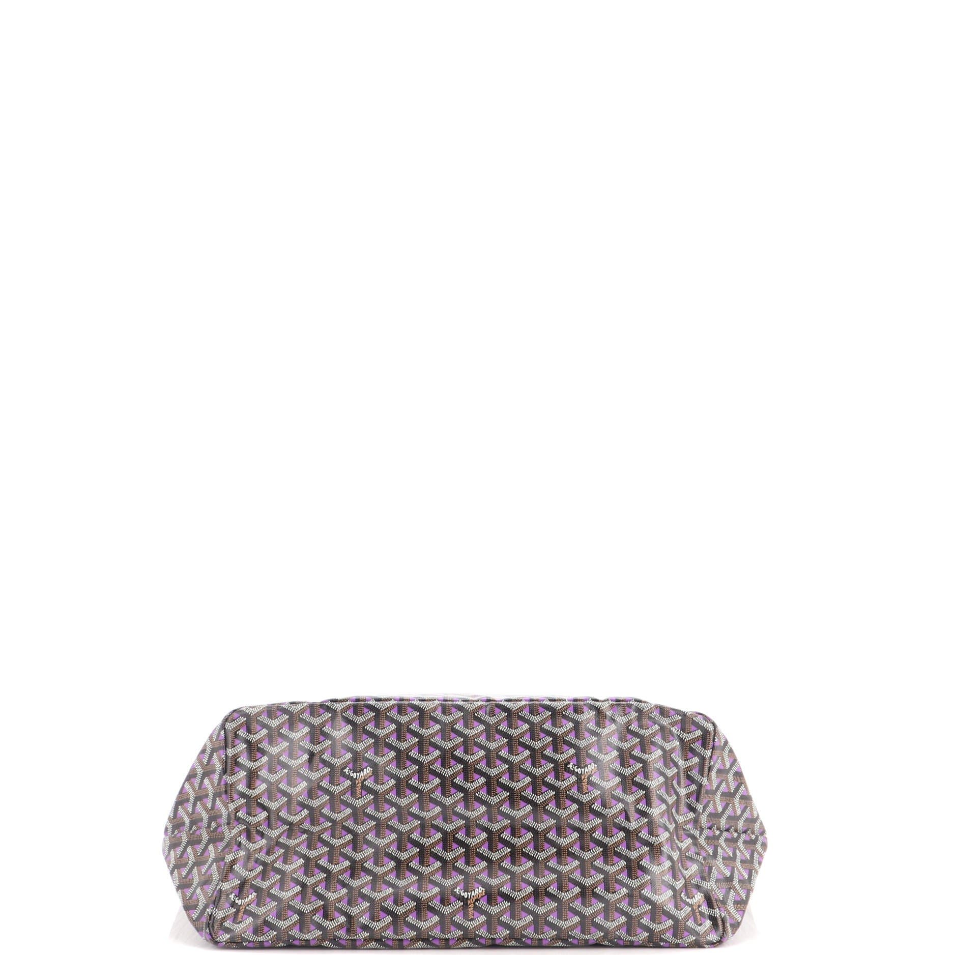 Saint Louis Tote Claire Voie Coated Canvas GM, Alternate, color, Purple
