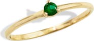 SAVVY CIE JEWELS SAVY CIE JEWELS 14K Gold Emerald Ring