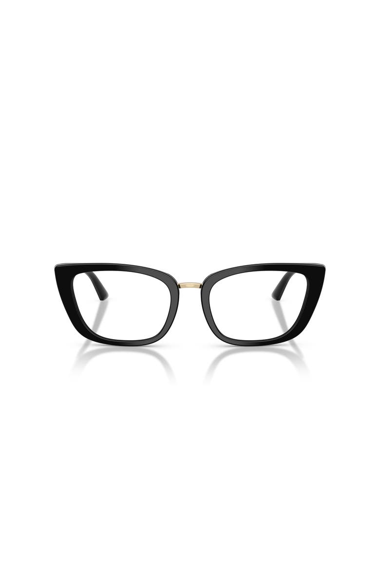 Jimmy Choo 54mm Cat Eye optical glasses, Alternate, color, Black