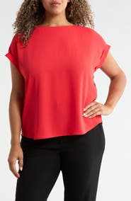 Jones New York Side Button Detail Top