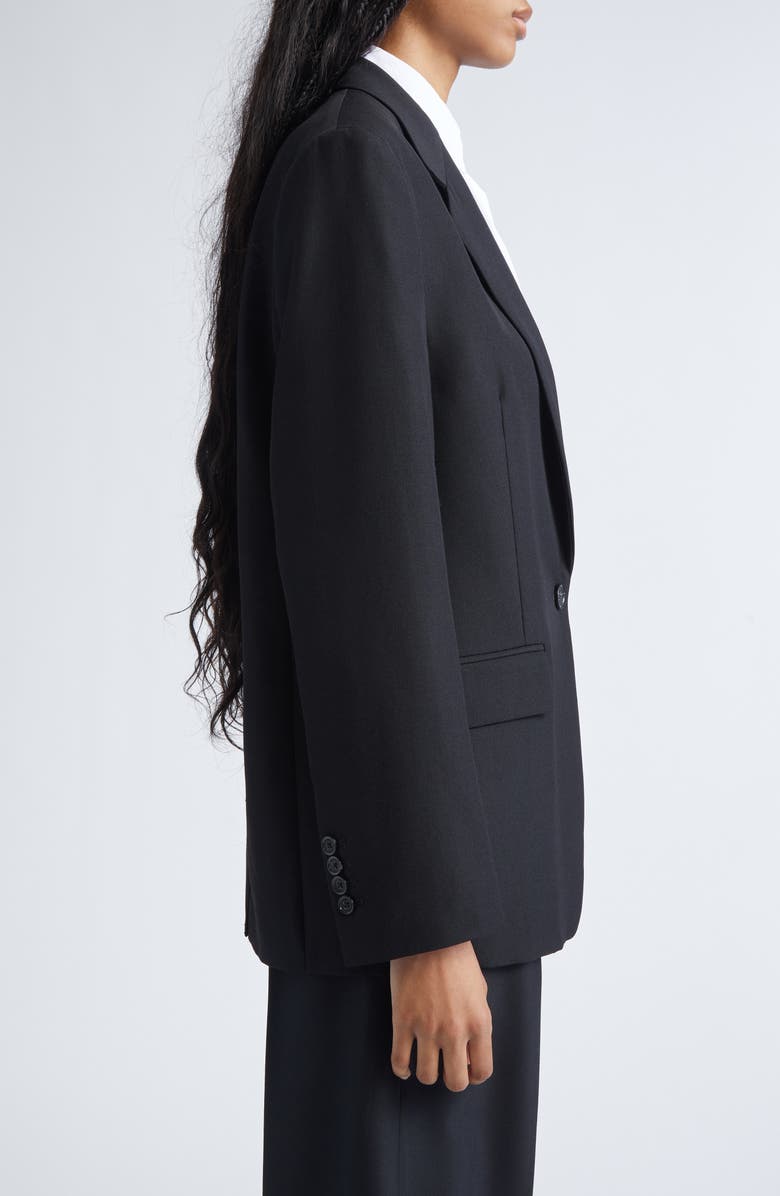 TOTEME Oversized Tailored Blazer, Alternate, color, Black