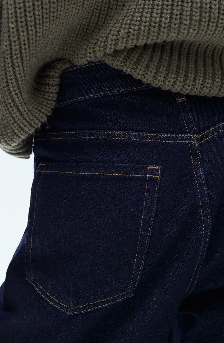 MANGO Relaxed Long Denim Shorts, Alternate, color,