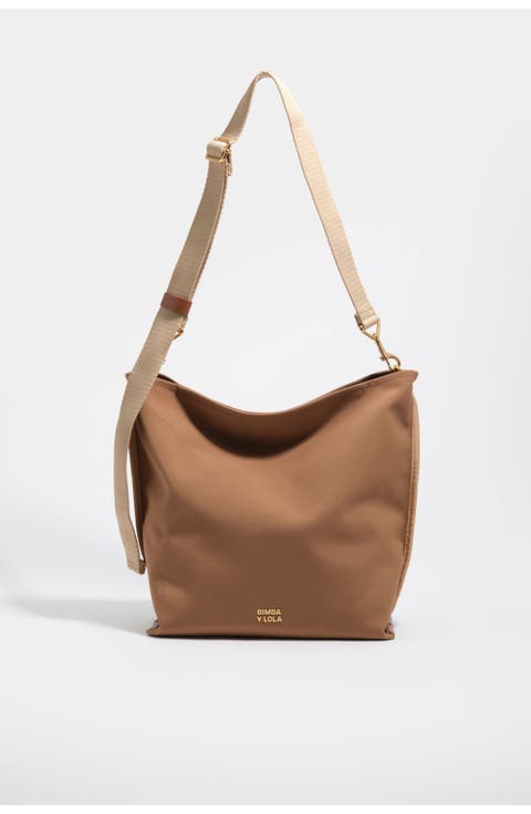 Medium Gabardine Carlino bag