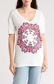 GO COUTURE V-Neck Pocket T-Shirt