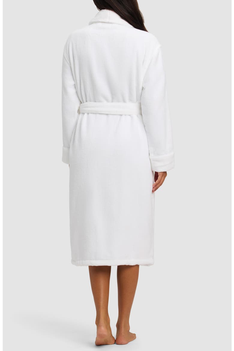Luxe Bath Robe, Alternate, color, WHITE