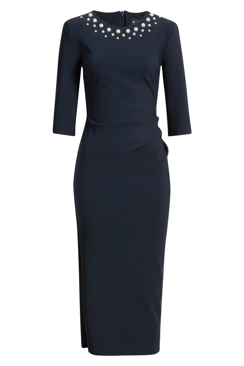Shire Embellished Sheath Dress, Alternate, color, 342 DARK MIDNIGHT