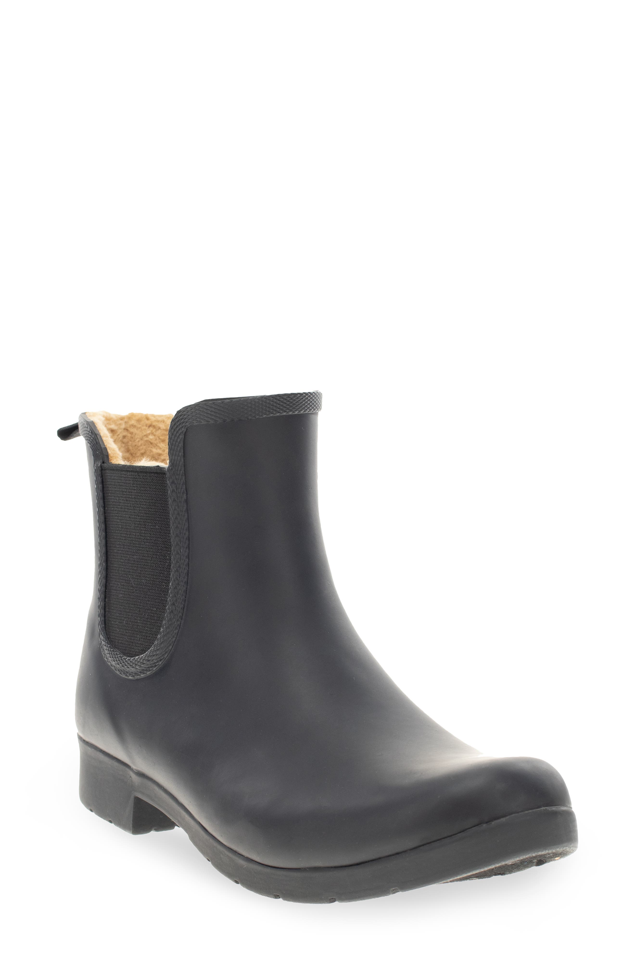 Chooka Eastlake Waterproof Faux Fur Lined Chelsea Boot, Main, color, 