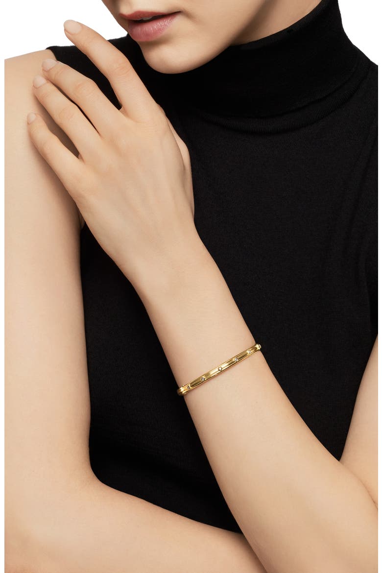 Modern Renaissance Bracelet in 18K Yellow Gold with Diamonds, Alternate, color, 18K YELLOW GOLD