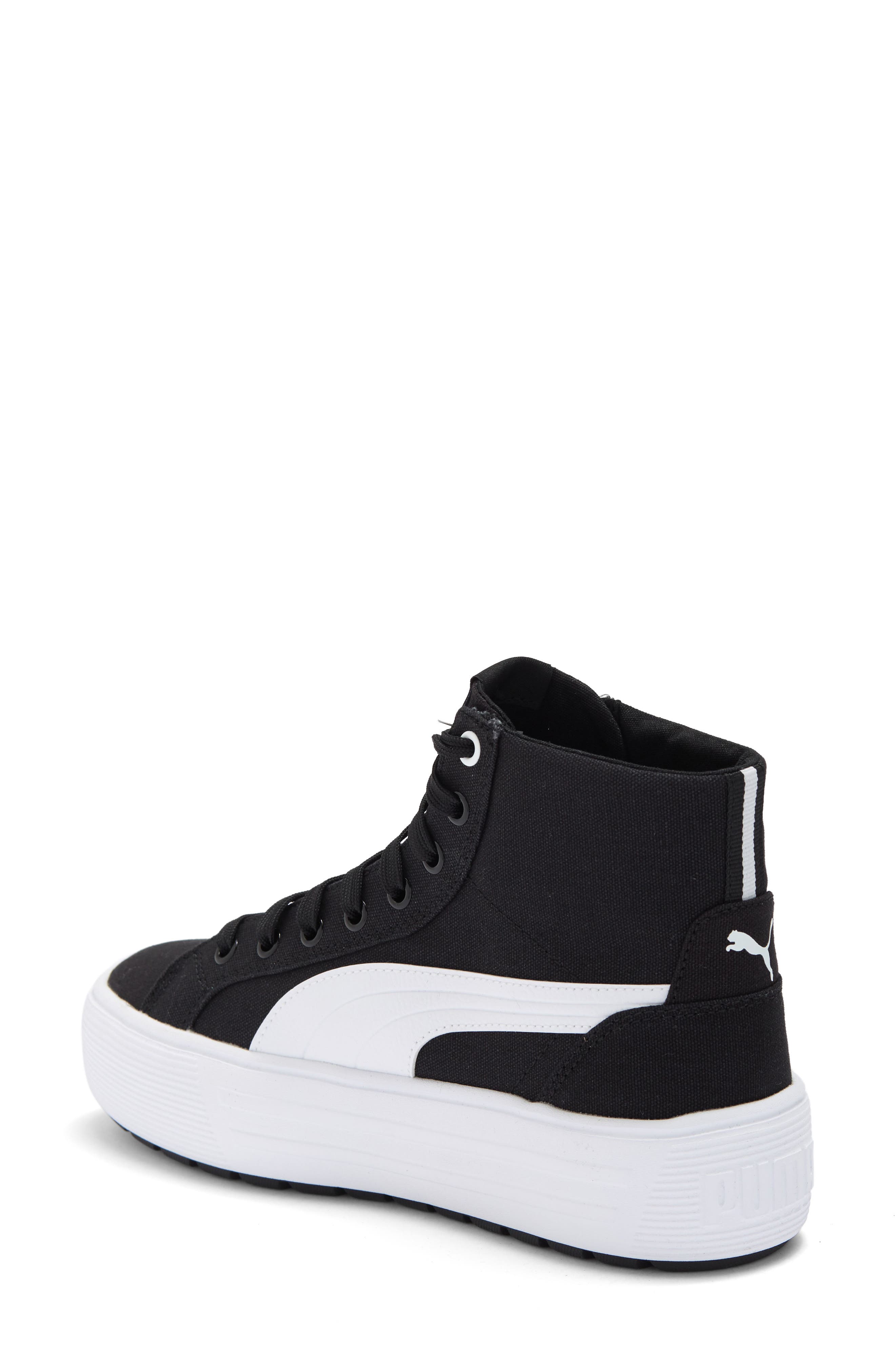 PUMA Kaia 2.0 Mid Top Sneaker, Alternate, color, Puma Black-Puma White
