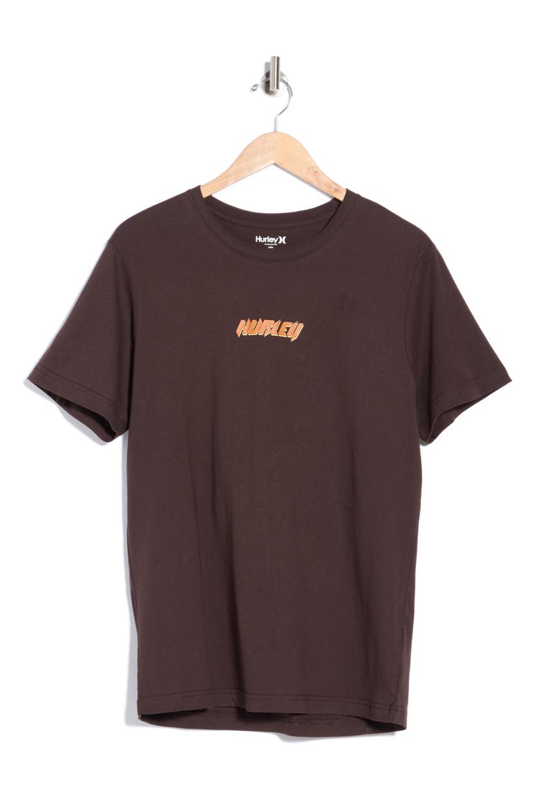 Off the Top Graphic T-Shirt, Alternate, color, BROWN