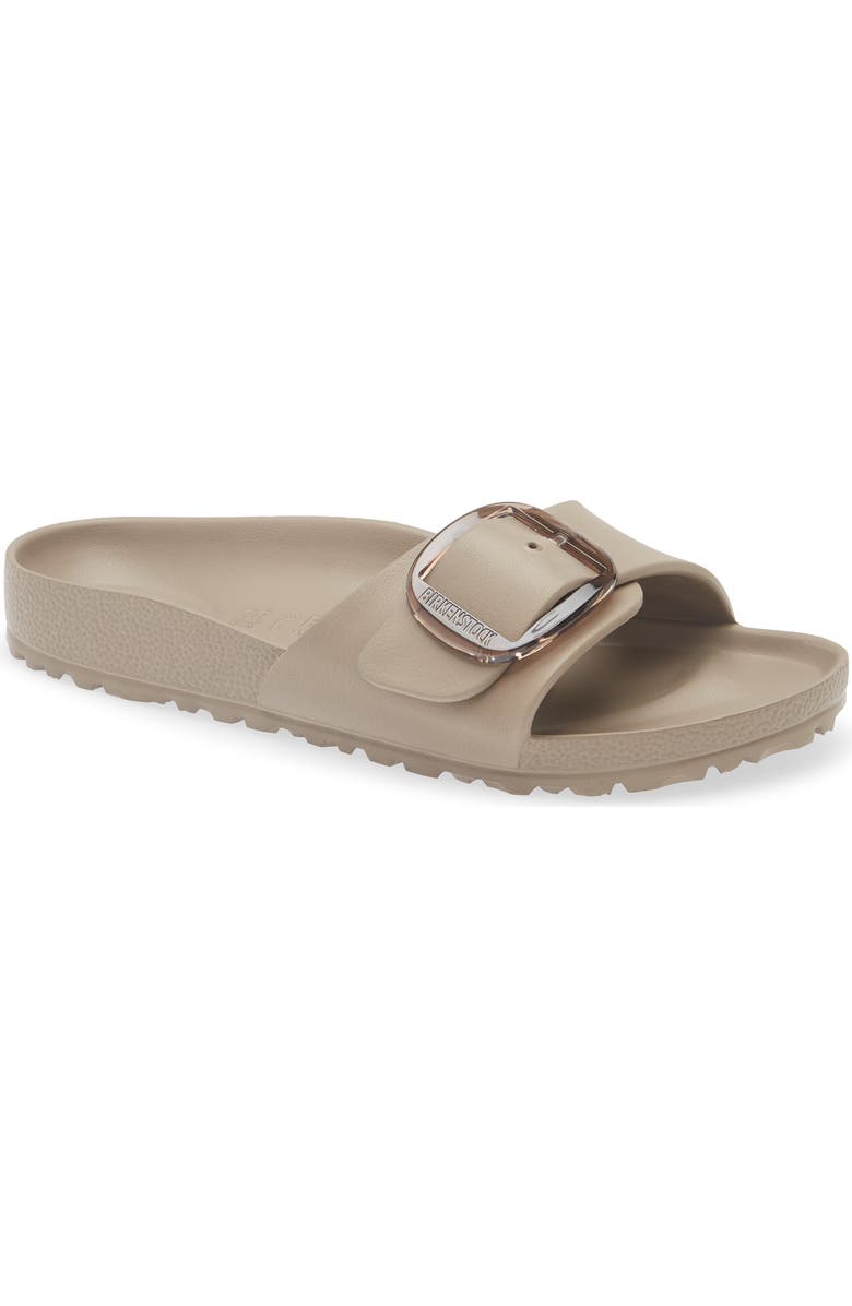 Birkenstock Madrid Big Buckle EVA Waterproof Slide Sandal, Main, color, Gray Taupe