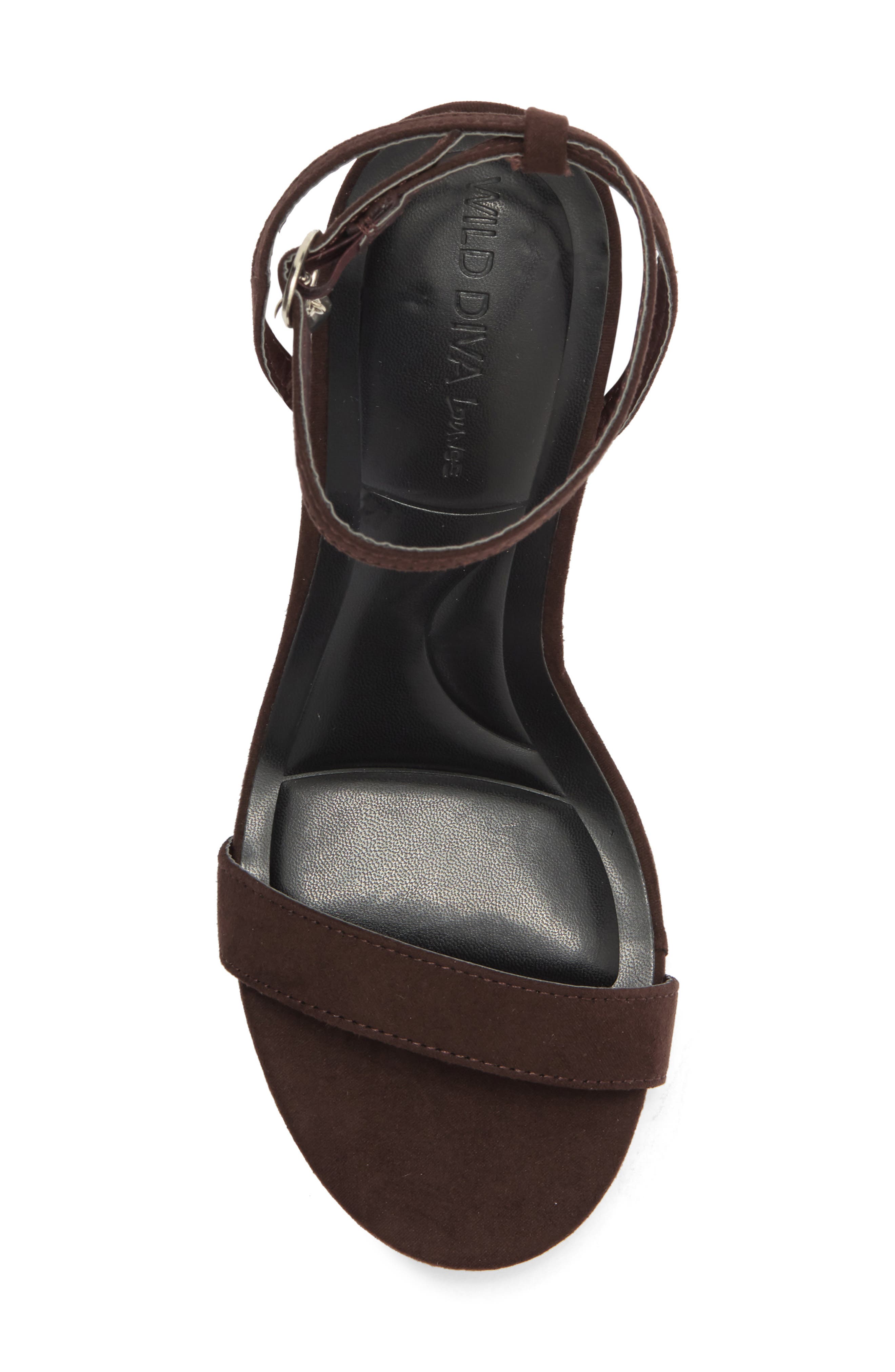 Milani Platform Sandal, Alternate, color, DARK CHOCOLATE