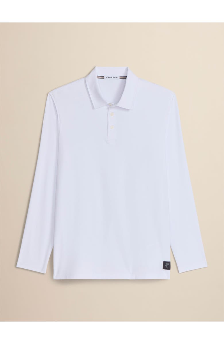 ASHWORTH GOLF LS Shore Polo, Main, color, White