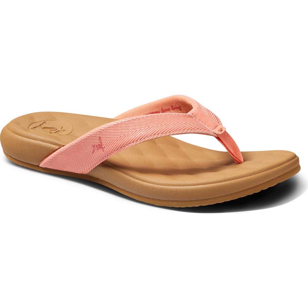 Reef Cushion Harmony Flip Flop In Orange