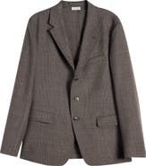 Dries Van Noten Bilbo Glen Plaid Wool Sport Coat