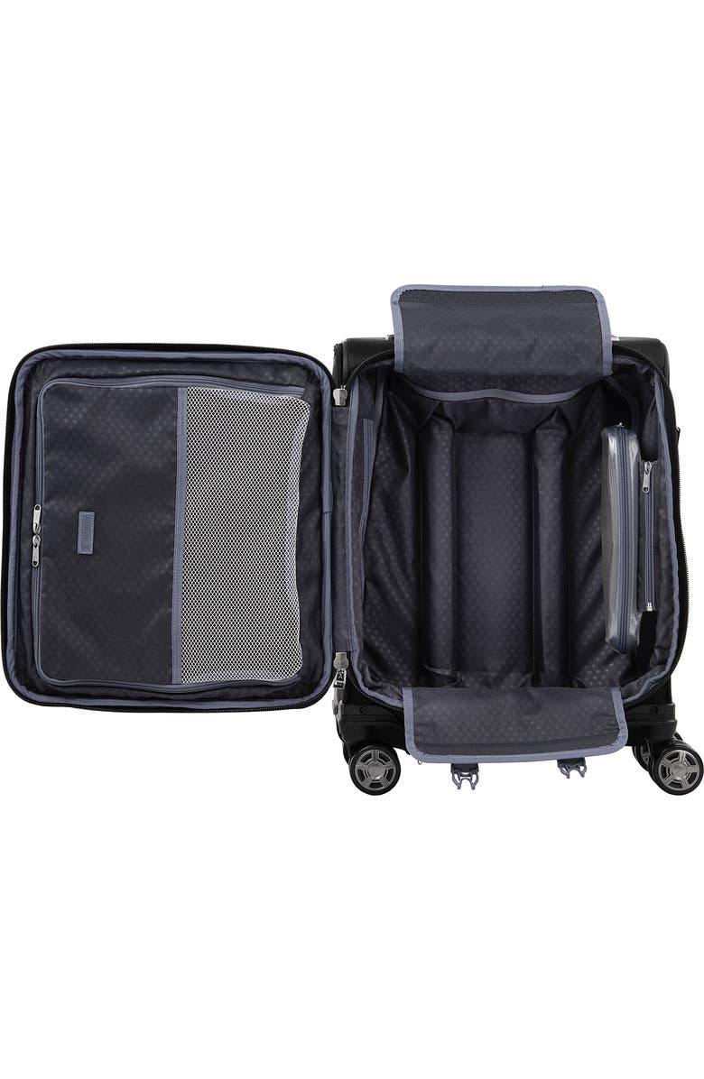 TRAVELPRO Platinum Elite Softside Expandable Carry-On 19-Inch Luggage, Alternate, color, Shadow Black